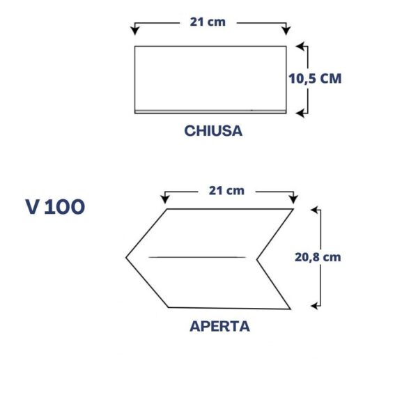 V100 - Asciugamani Piegati a V - immagine 4